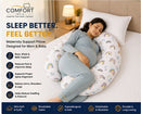 Full Body Pregnancy Pillow – Maternity Support Pillow for Back, Belly, Hips & Legs with Washable Cover