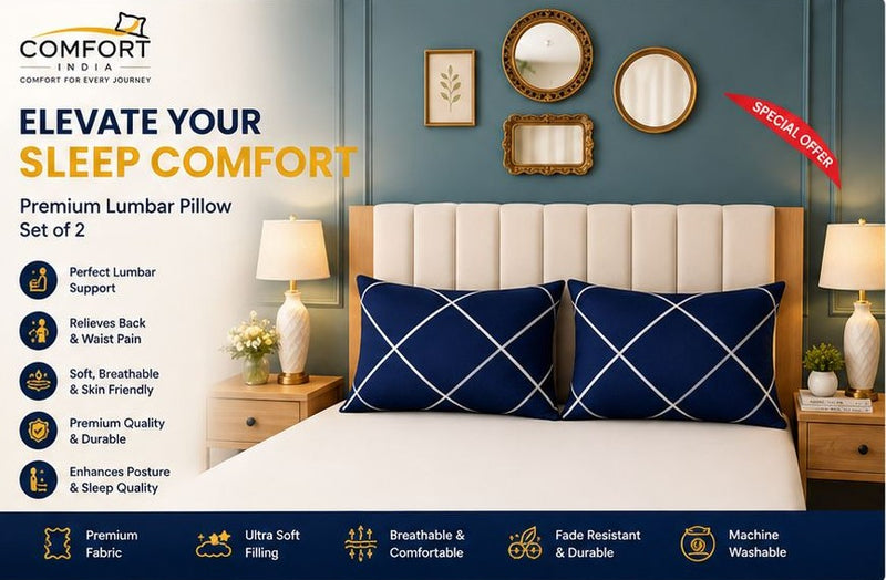 Ultra-Soft Luxury Microfiber Bed Pillows – Hotel-Quality Sleeping Pillows, Pack of 2