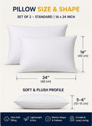 Premium Microfiber Cushion Fillers – Fluffy Sofa & Throw Pillow Inserts, Pack of 4