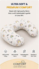 Full Body Pregnancy Pillow – Maternity Support Pillow for Back, Belly, Hips & Legs with Washable Cover