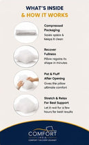 Full Body Pregnancy Pillow – Maternity Support Pillow for Back, Belly, Hips & Legs with Washable Cover