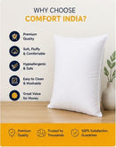 Premium Microfiber Cushion Fillers – Fluffy Sofa & Throw Pillow Inserts, Pack of 4