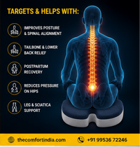 Comfort India Orthopedic Seat Cushion