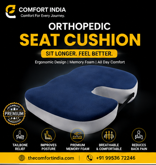 Comfort India Orthopedic Seat Cushion